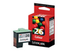Tusz oryginalny Lexmark 26 [10N0026E] [Trójkolorowy]