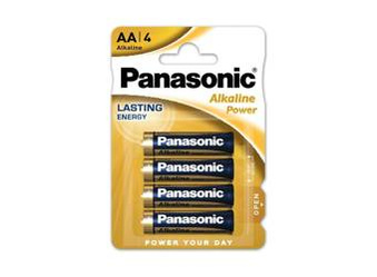 Bateria Panasonic Alkaliczne AA R6 4 Sztuki w Opakowaniu