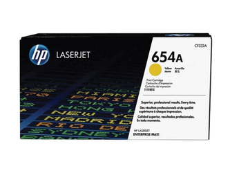 Toner oryginalny HP 654A [CF332A] [Żółty]