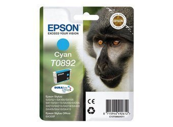Tusz oryginalny Epson T0892 [C13T08924011] [Niebieski]
