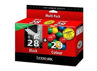 Tusze oryginalne Lexmark 28 + 29 [18C1520E] [CMYK] [Zestaw]