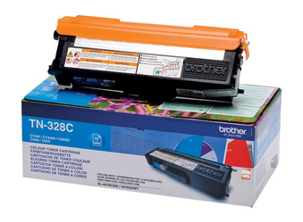 Toner oryginalny Brother TN-328C [Niebieski]
