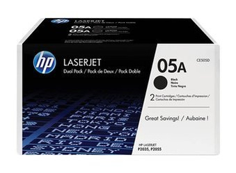 Toner oryginalny HP 05A [CE505D] [Czarny] [Dwupak]