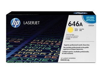 Toner oryginalny HP 646A [CF032A] [Żółty]