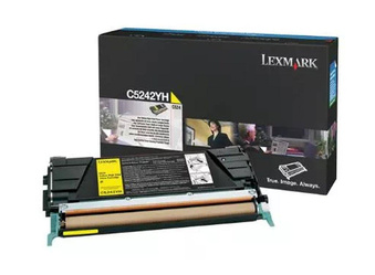 Toner oryginalny Lexmark C5240YH [Żółty]