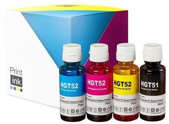 Tusze zamienniki HP GT51XL + GT52 [CMYK] zestaw marki Print.ink