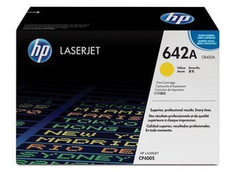 Toner oryginalny HP 642A [CB402A] [Żółty]