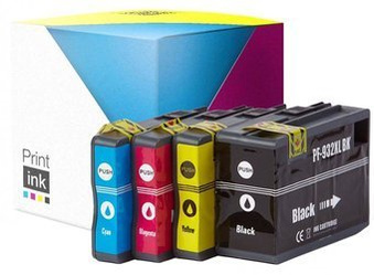 Tusze zamienniki HP 932XL + 933XL [C2P42AE] [CMYK] zestaw marki Print.ink