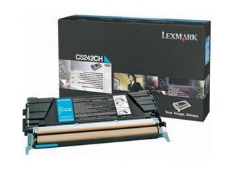 Toner oryginalny Lexmark C5240CH [Niebieski]