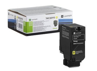 Toner oryginalny Lexmark 74C20Y0 [Żółty]