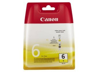 Tusz oryginalny Canon BCI-6Y [4708A002] [Żółty]