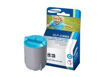 Toner oryginalny Samsung CLP-C300A [Niebieski]