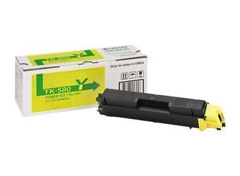 Toner oryginalny Kyocera TK-580Y [1T02KTANL0] [Żółty]