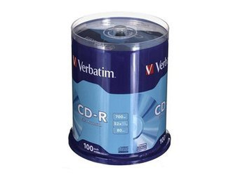 Płyta CD-R Verbatim 700MB 100 Sztuk