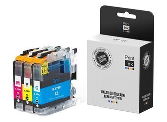 Tusze zamienniki Brother LC125XLRBWBP [CMY] [Trzypak] marki Print.ink