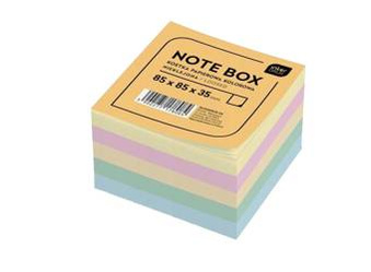 Notatnik Kolorowy Wkład do Kubika Interdruk Nieklejony 85x85