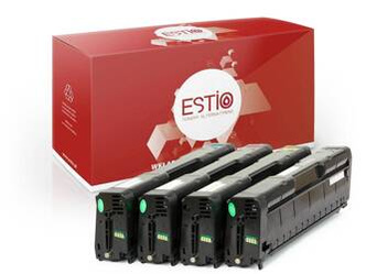 Tonery zamienniki Ricoh SP C220P [CMYK] zestaw marki Estio