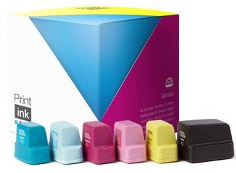 Tusze zamienniki HP 363XL [Q7966EE] [CMYK] zestaw marki Print.ink