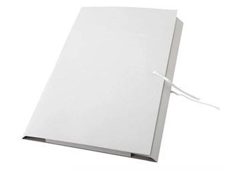 Teczka wiązana A4 250g biała tekturowa