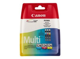 Tusz oryginalny Canon CLI-526 [4541B009] [CMY] [Trzypak]