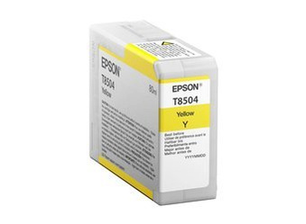 Tusz oryginalny Epson T8504 [C13T850400] [Żółty]