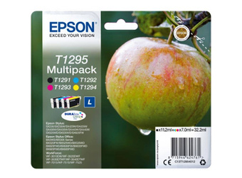 Tusze oryginalne Epson T1295 [C13T12954012] [CMYK] [Zestaw]