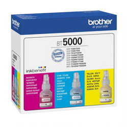 Tusze oryginalne Brother BT5000CLVAL [CMY] [Trzypak]