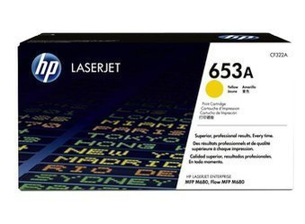 Toner oryginalny HP 653A [CF322A] [Żółty]