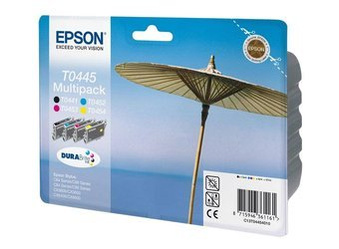 Tusze oryginalne Epson T0445 [C13T043140BA] [CMYK] [Zestaw]
