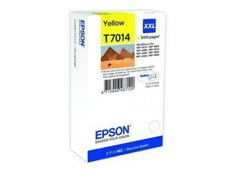 Tusz oryginalny Epson T7014 XXL [C13T70144010] [Żółty]