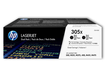 Toner oryginalny HP 410X [CF410XD] [Czarny] [Dwupak]