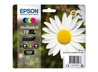 Tusze oryginalne Epson 18XL [T1816] [C13T18164012] [CMYK] [Zestaw]