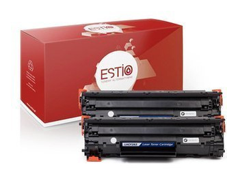 Toner zamiennik HP 83A [CF283AD] [Czarny] [Dwupak] marki Estio