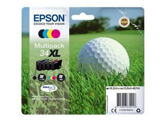 Tusze oryginalne Epson 34XL [T3476] [C13T34764010] [CMYK] [Zestaw]