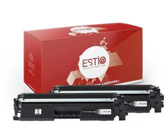 Toner zamiennik HP 17X [CF217X] [Czarny] [Dwupak] marki Estio