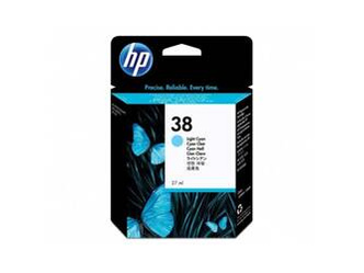 Tusz oryginalny HP 38 [C9418A] [Jasny Niebieski]