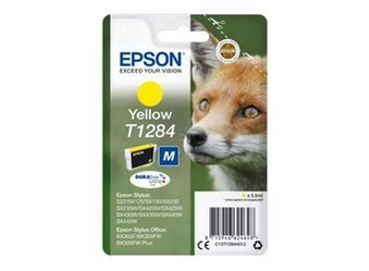 Tusz oryginalny Epson T1284 [C13T12844012] [Żółty]