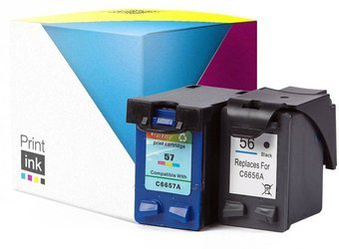 Tusze zamienniki HP 56 + 57 [SA342AE] [CMYK] zestaw marki Print.ink