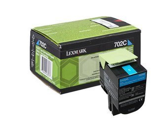 Toner oryginalny Lexmark 702C [70C20C0] [Niebieski]