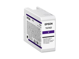 Tusz oryginalny Epson T47AD [C13T47AD00] [Fioletowy]
