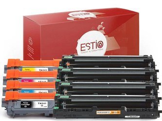 Zestaw tonerów i bębnów do Brother [TN241/245 + DR-241CL] [CMYK] marki Estio