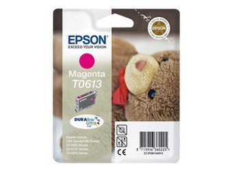 Tusz oryginalny Epson T0613 [C13T06134010] [Magenta]