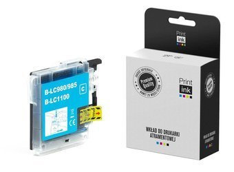 Tusz zamiennik Brother LC1100HY-C [Niebieski] marki Print.ink