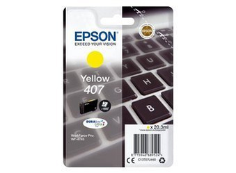 Tusz oryginalny Epson 407 [C13T07U440] [Żółty]