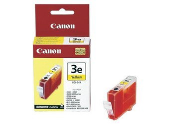 Tusz oryginalny Canon BCI-3Y [4708A002] [Żółty]