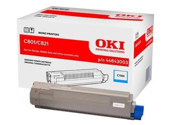 Toner oryginalny OKI 44643003 [Niebieski]