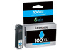 Tusz oryginalny Lexmark 100XL [14N1069E] [Niebieski]