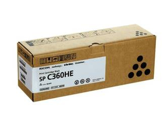 Toner oryginalny Ricoh SP C360HE [408184] [Czarny]