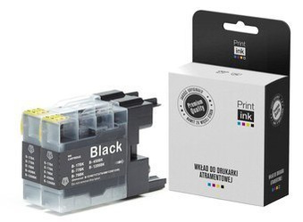 Tusz zamiennik Brother LC1280XLBKBP2 [LC1280XL-BK] [Czarny] [Dwupak] marki Print.ink