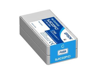 Tusz oryginalny Epson SJIC22P(C) [C33S020602] [Niebieski]